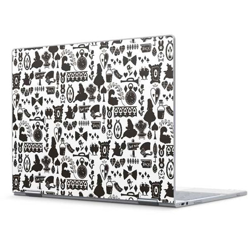 Disney Alice in Wonderland (animated) Silhouette Pattern Pixelbook Skin
